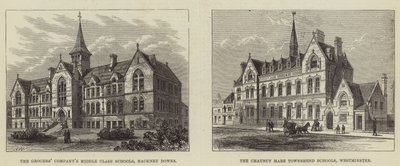 Schoolgebouwen in Londen door Frank Watkins